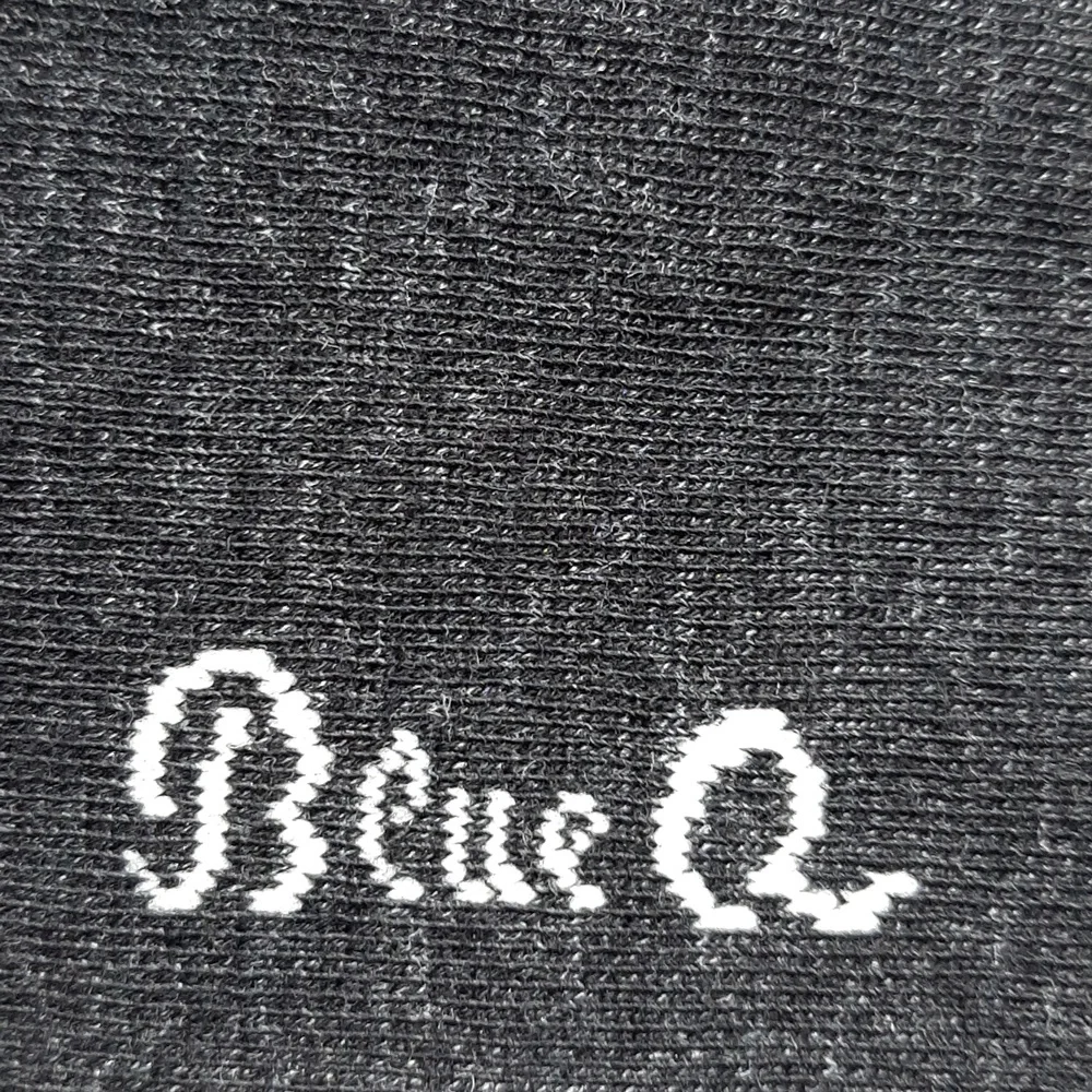 Men's Blue Q Socks With Funny Print